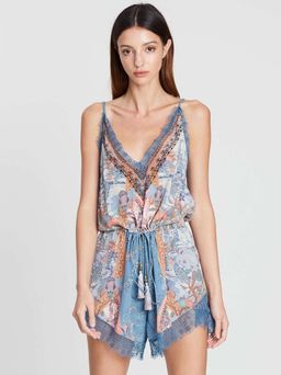 Camilla Helen Alamaras Blue Playsuit Size 8 for rent on The Volte - image 1