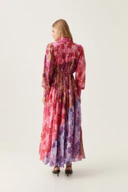 Aje Collisions Smock Maxi Dress Floral Size 10 for rent on The Volte - image 2