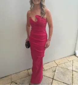 Rachel Gilbert Cheri Gown Watermelon Size AU 12 for rent on The Volte - image 1