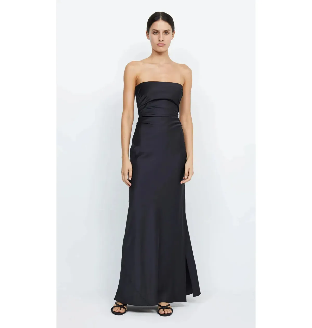 Bec & Bridge Eternity Strapless Maxi Dress Black Size AU 10 - Image 2