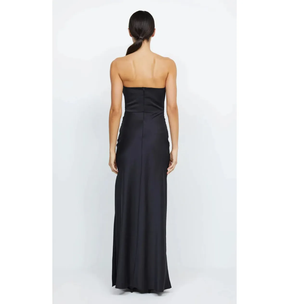 Bec & Bridge Eternity Strapless Maxi Dress Black Size AU 10 - Image 5