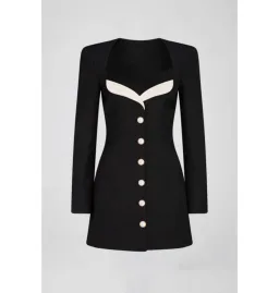 Atoir Mary Jane Mini Dress Black/Ivory Size XS / AU 6 for rent on The Volte - image 3