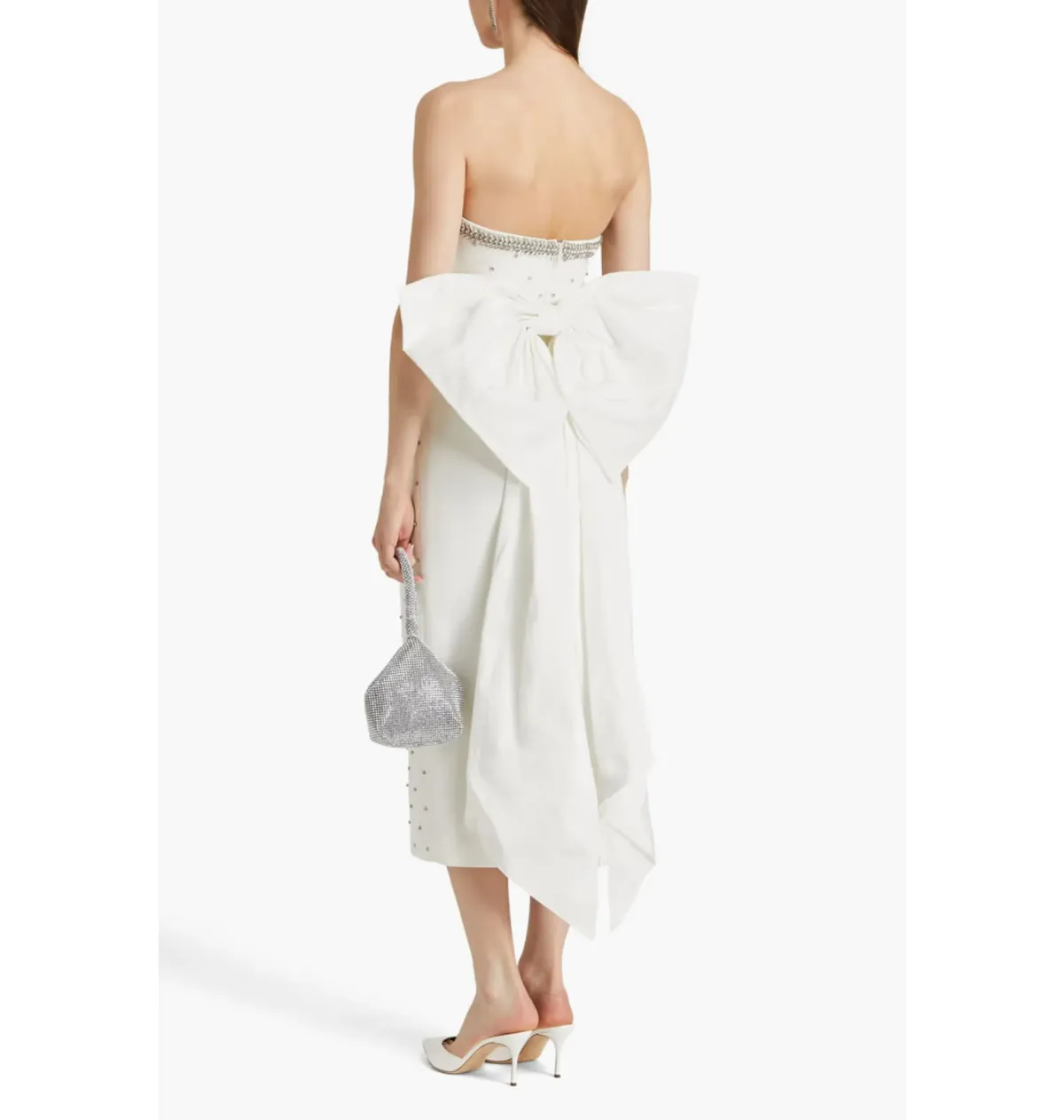 Rebecca Vallance Alpine Midi Dress White Size AU 8 - Image 2