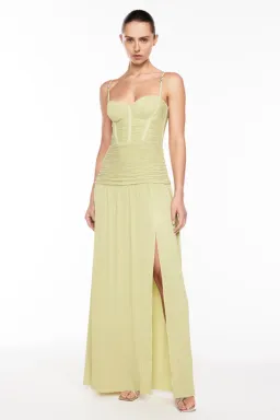 Manning Cartell Double Time Pleat Dress Pistachio Size 10 for rent on The Volte - image 2