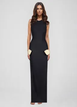 Atoir Jana Maxi Dress Black White Size 12 for rent on The Volte - image 1