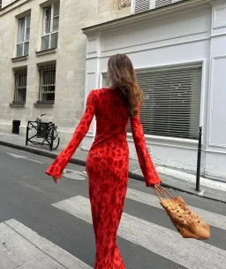 Réalisation Par The Gia Dress in Havana Print Size 8 for rent on The Volte - image 3