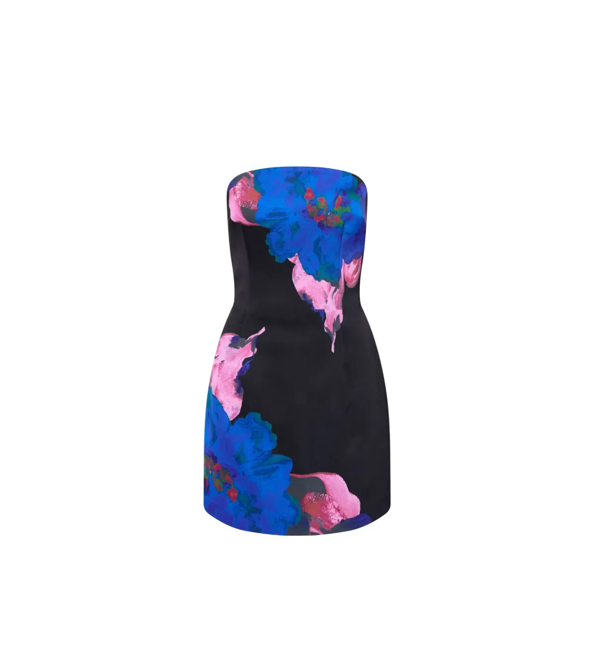 Rebecca Vallance Acid Bloom Strapless Mini Dress Multi/Floral Size 10  - Image 5