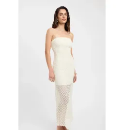 Kookai Savannah Strapless Dress Vanilla Size AU 6 for rent on The Volte - image 2