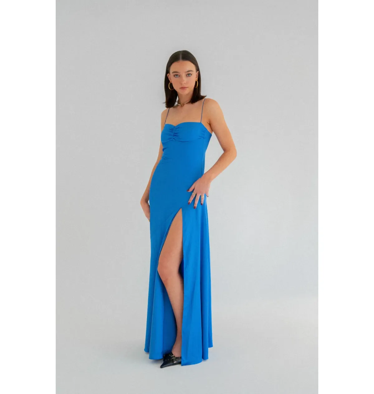 HNTR The Label Gaia Gown Azul Size M / AU 10 - Image 1