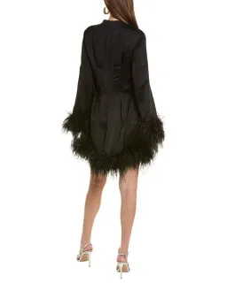 Rachel Gilbert Pietro Mini Dress Black Size 2 / AU 6 for rent on The Volte - image 2