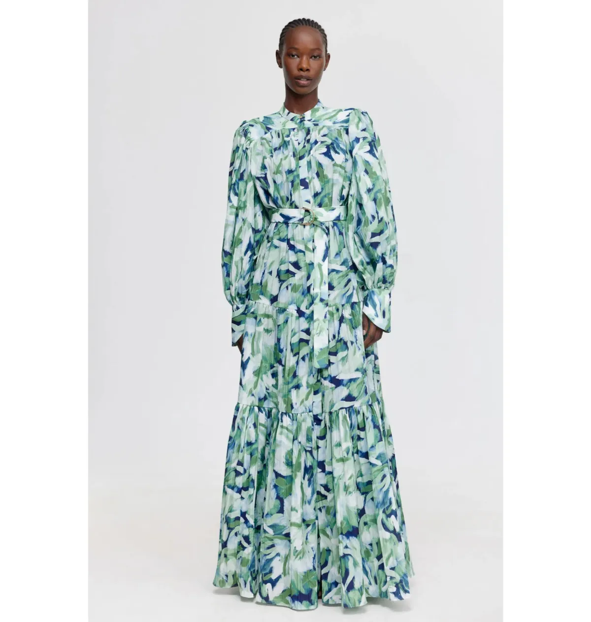 Acler Matthew Maxi Dress in Fresco Garden Size AU 16 - Image 1