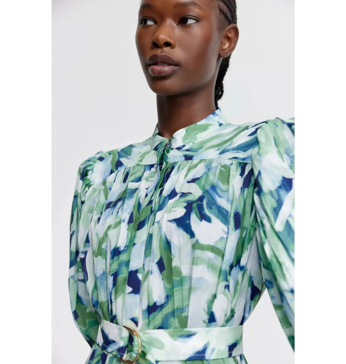 Acler Matthew Maxi Dress in Fresco Garden Size AU 16 - Image 4