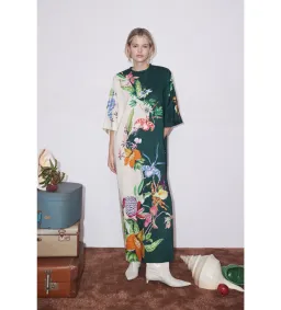 Alemais Aggie Midi Dress Multi/Floral Size 16 for rent on The Volte - image 1