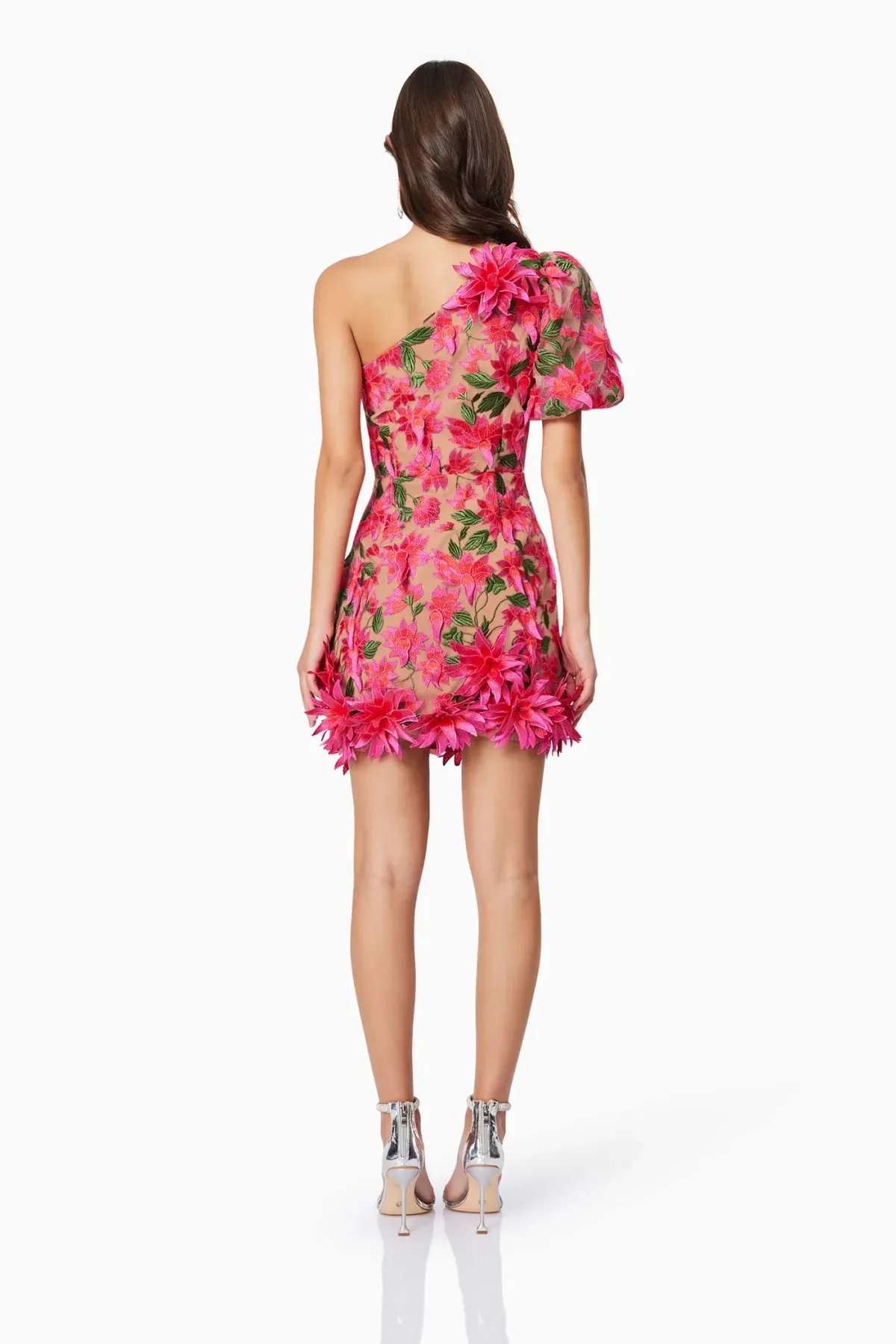 Elliatt Valentina One Shoulder Mini Dress Floral Size S / AU 8 - Image 3