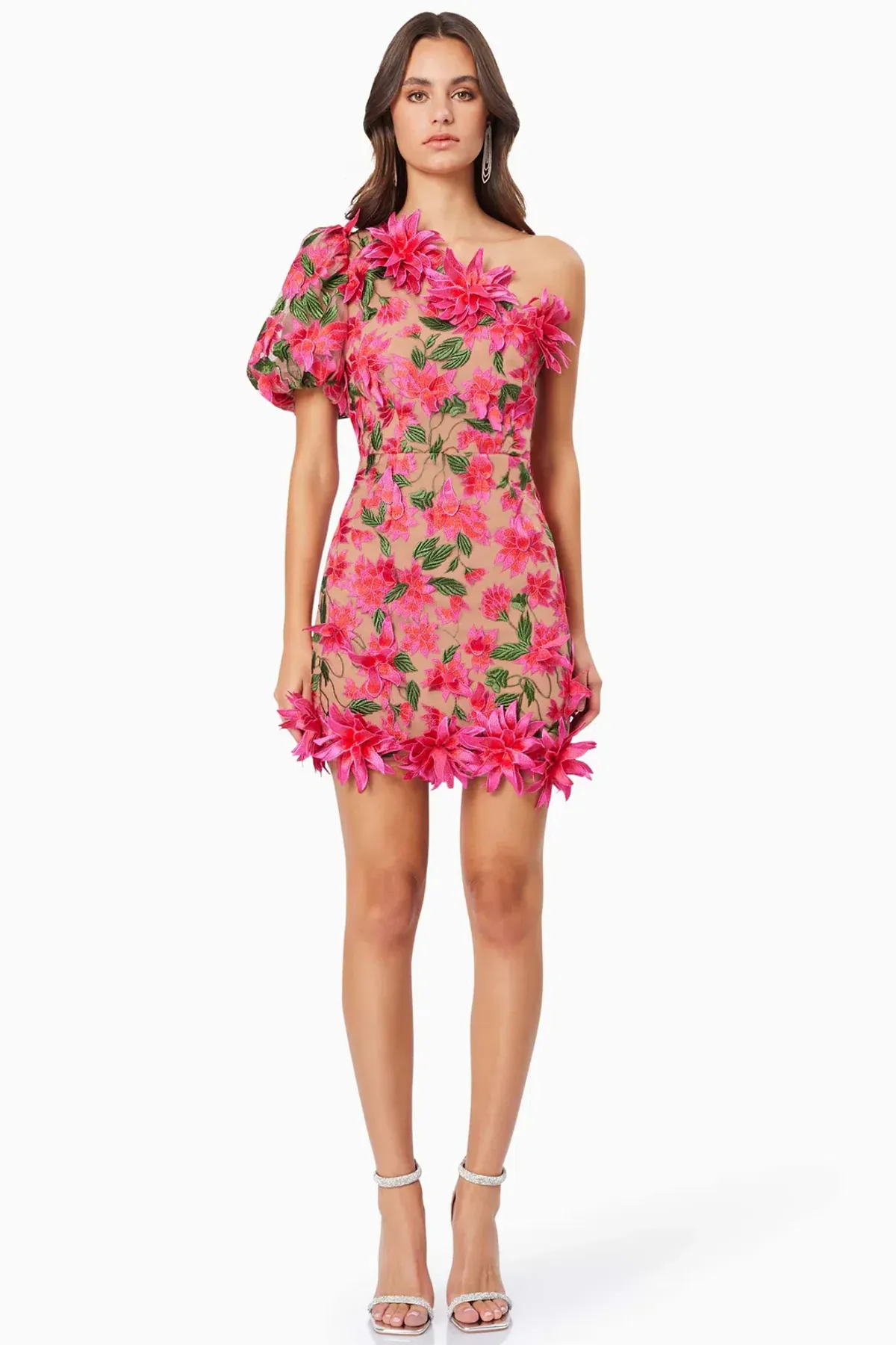 Elliatt Valentina One Shoulder Mini Dress Floral Size S / AU 8 - Image 5