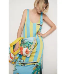 Alemais All Aboard Sleeveless Midi Dress Print Size AU 16 for rent on The Volte - image 2