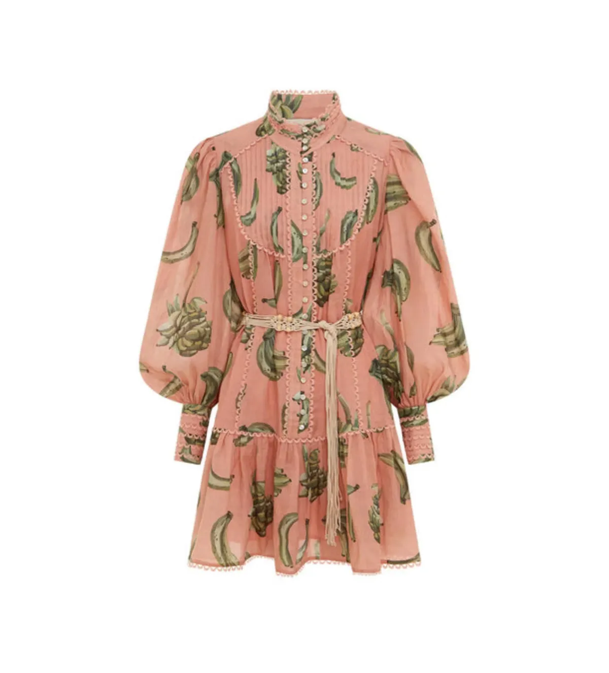 Alemais Bananarama Mini Dress Pink Size 12 - Image 3