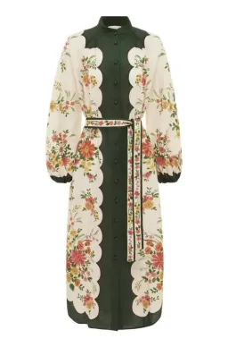 Alemais Elisabetta Midi Shirtdess Floral Size 16 for rent on The Volte - image 3