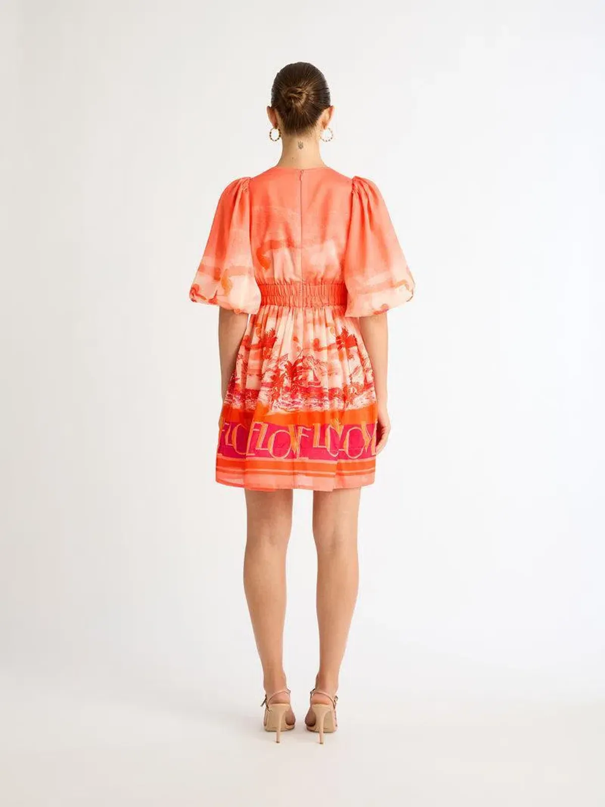 Sheike Love Boat Mini Dress Print Size AU 6  - Image 3