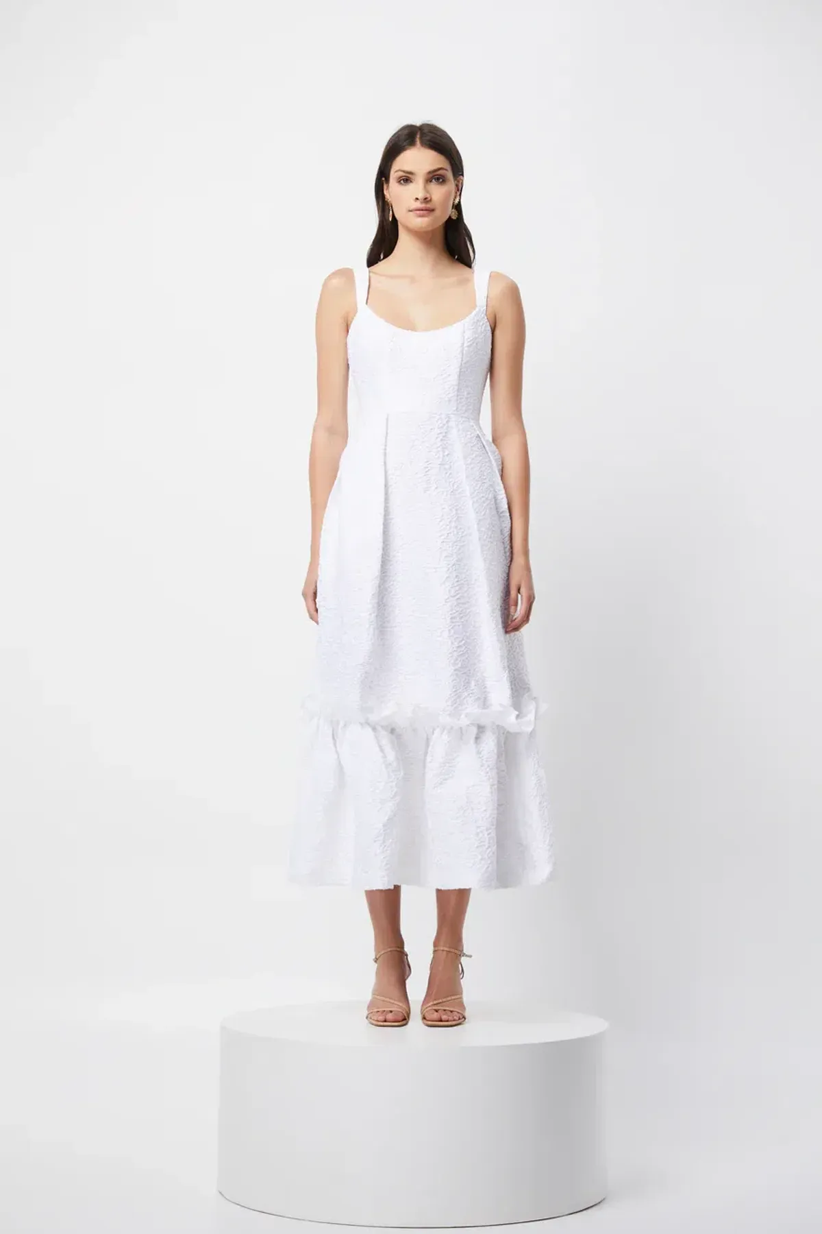 Elliott Insonomy Jacquard Dress White Size XS / AU 6   - Image 1