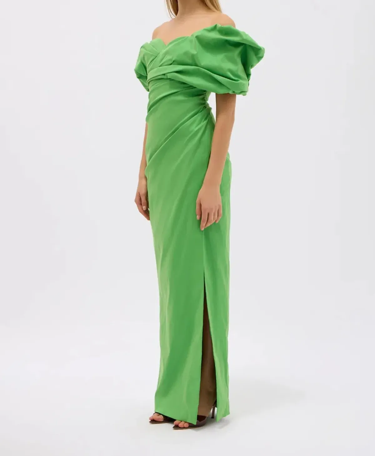 Rachel Gilbert Gia Gown Green Size 3 / AU 12 - Image 2