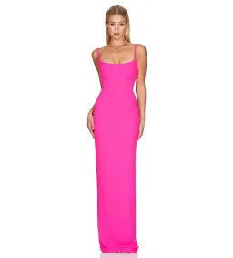 Nookie Bailey Gown Neon Pink Size Small for rent on The Volte - image 1