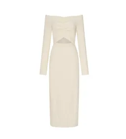 Camilla and Marc Minerva Long Sleeve Dress Cream Size 6 for rent on The Volte - image 4
