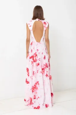 S/W/F Puglia Cut Out Maxi Dress Floral Size M / AU 10 for rent on The Volte - image 3