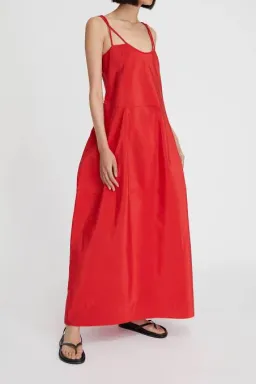 Lee Mathews Peony Maxi Dress in Red Size 2 / AU 10 for rent on The Volte - image 6