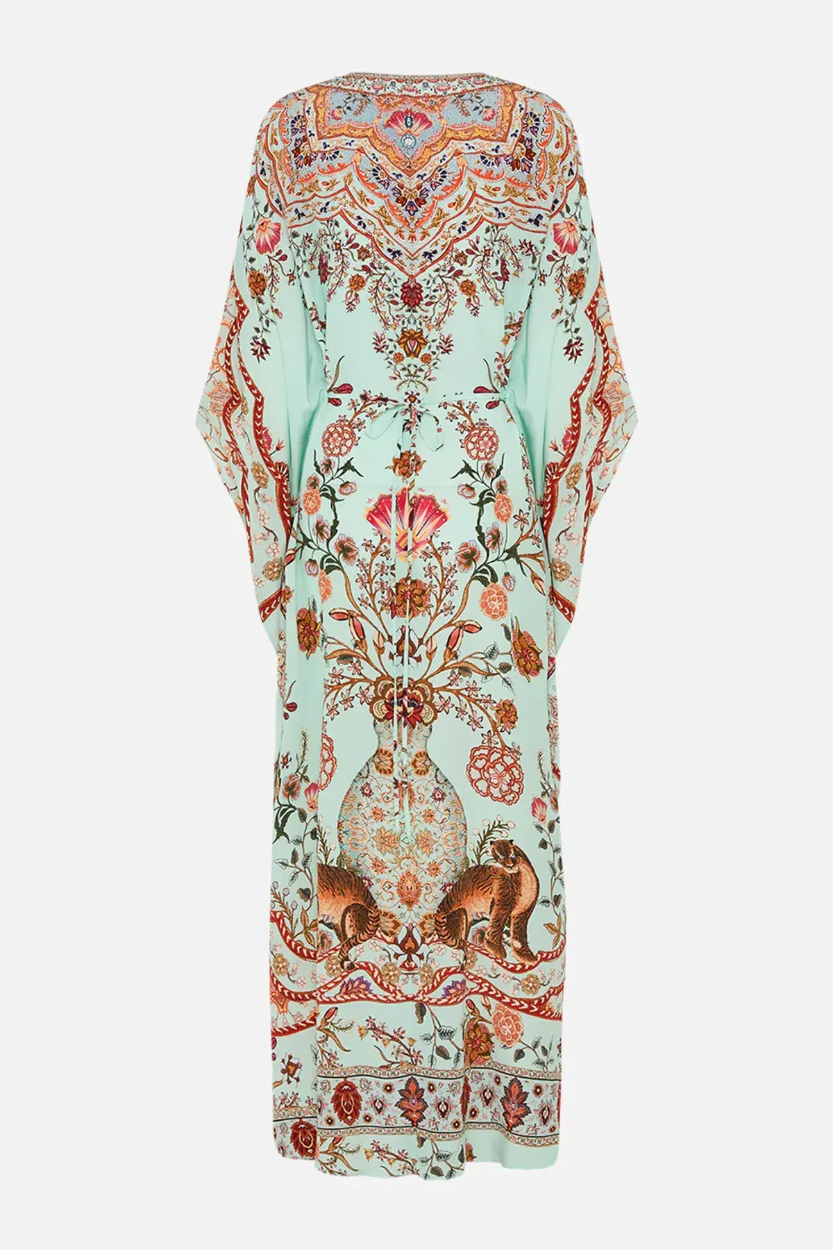 Camilla Weaving Worlds Gathered Waist Kaftan Floral One Size - Image 6