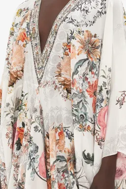 Camilla De Haar Memoirs T-Shape Long Kaftan Floral One Size for rent on The Volte - image 6
