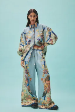 Alemais Gilly Shirt and Pant Set Print Size 12 for rent on The Volte - image 1