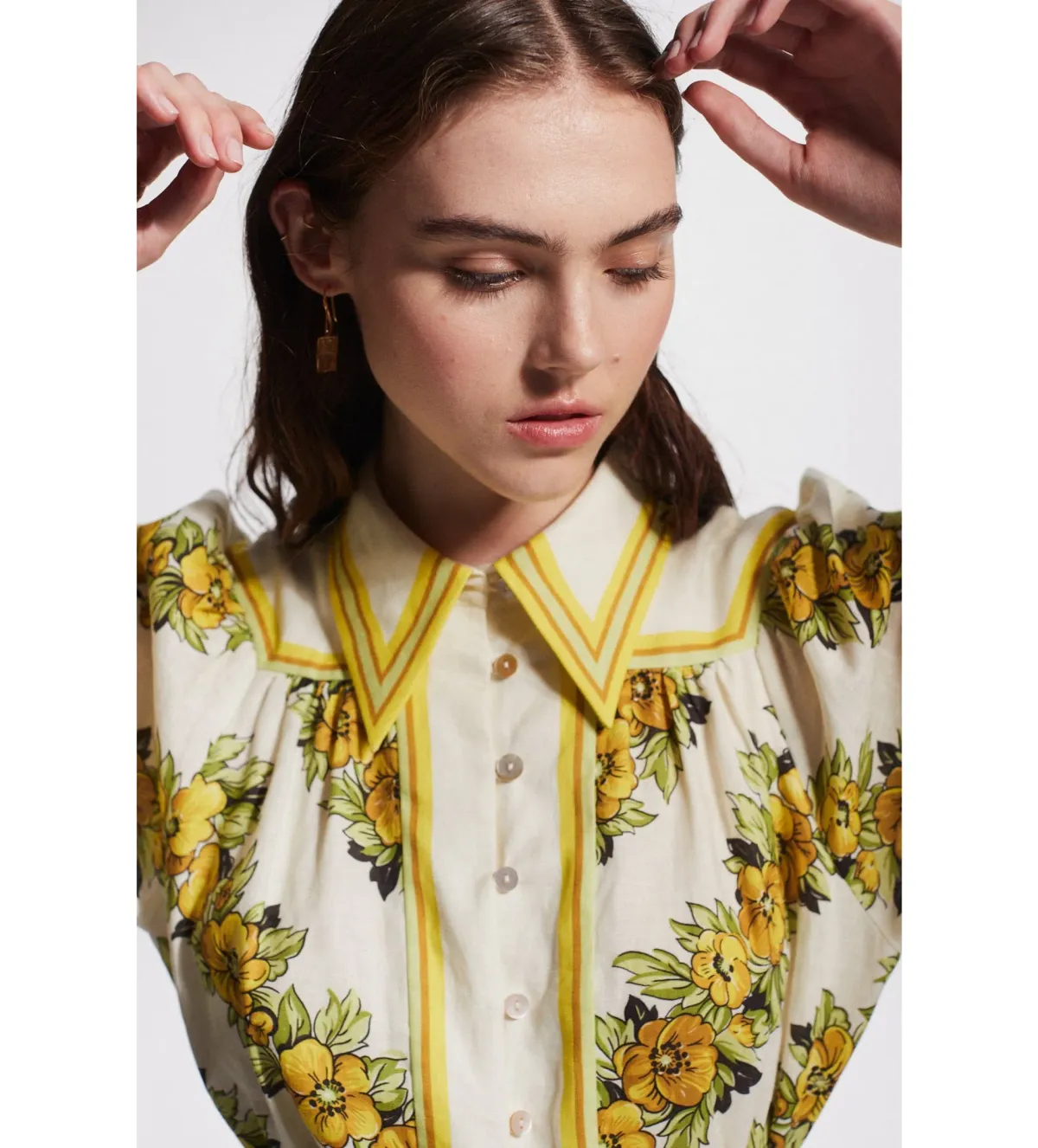 Alemais Gisela Mini Dress Floral Size AU 16 - Image 2