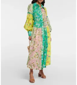 Alemais Kenzie Shirtdress Multi/Floral Size 16 for rent on The Volte - image 1
