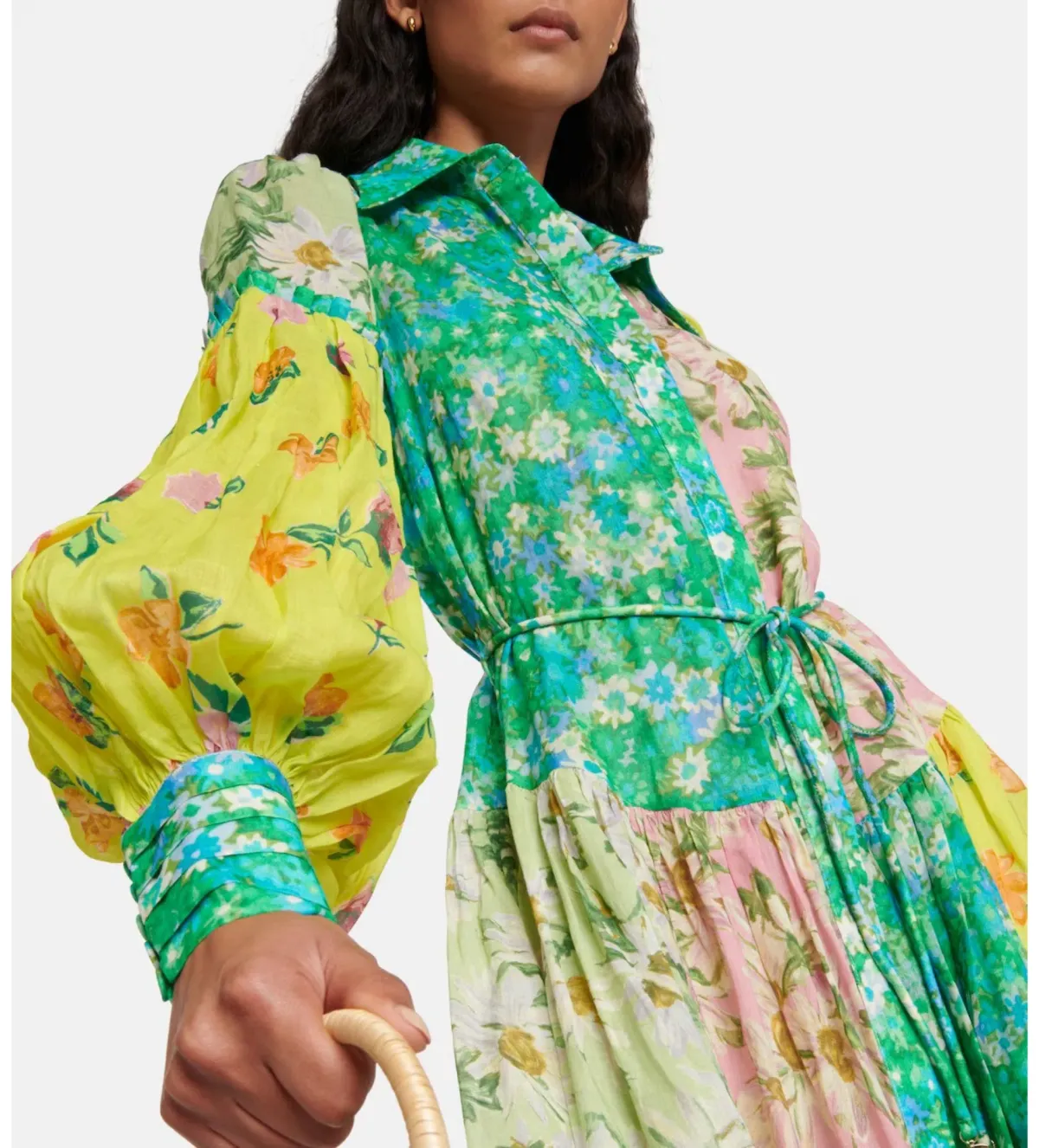 Alemais Kenzie Shirtdress Multi/Floral Size 16 - Image 2