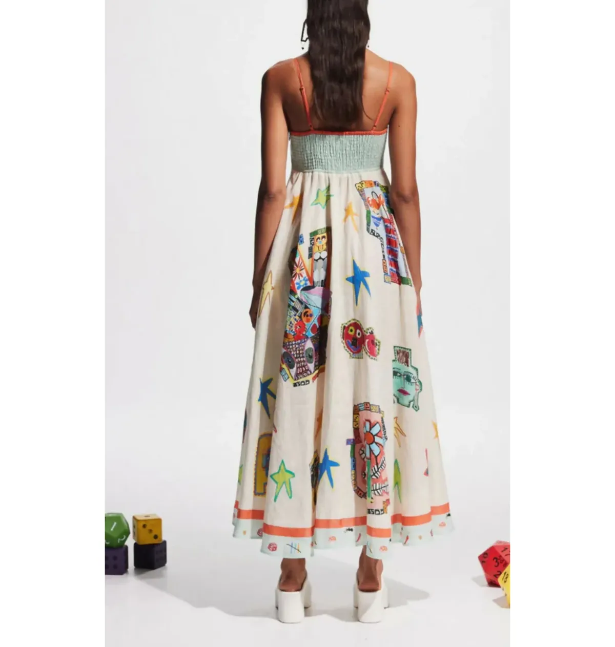  Alemais Players Sundress Print Size AU 16 - Image 3