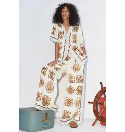 Alemais Relic Shirt and Pant Set Print Size AU 14 for rent on The Volte - image 1