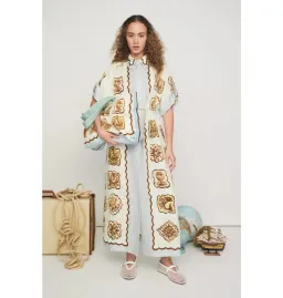 Alemais Relic Shirtdress Print Size AU 16 for rent on The Volte - image 1