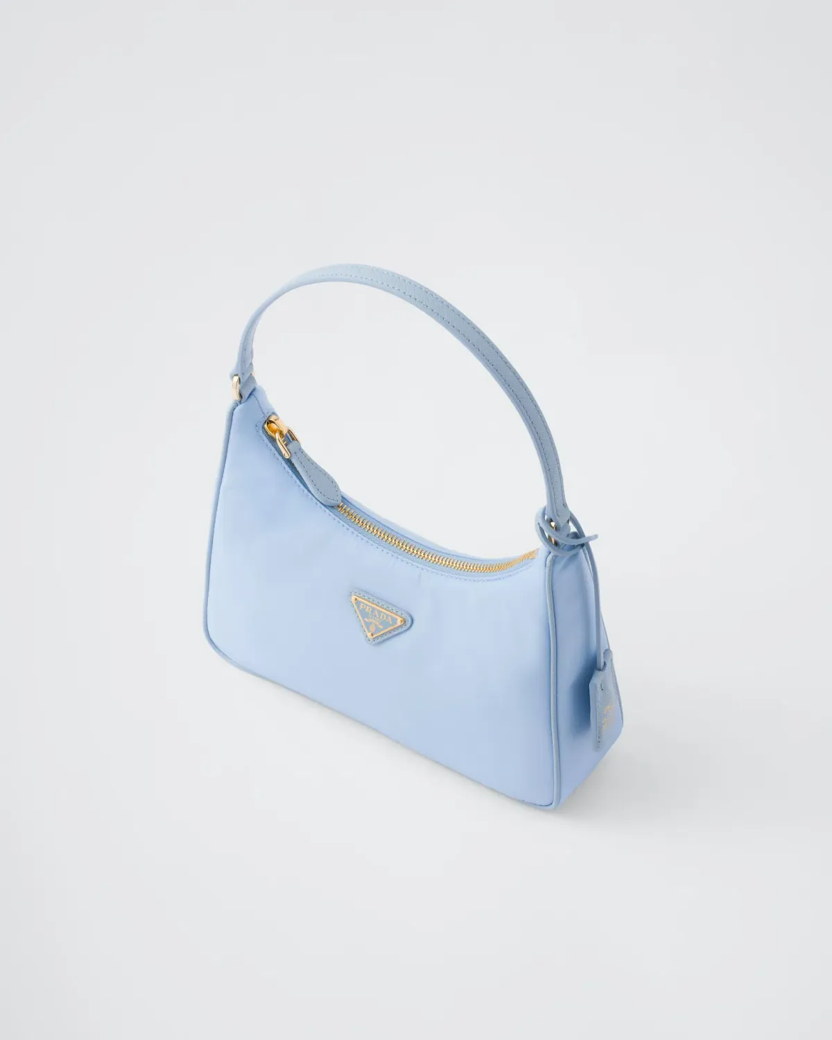 Prada Re-Edition 2005 Re-Nylon & Saffiano Mini Bag Pale Blue  - Image 2