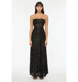 Manning Cartell  Supreme Extreme Strapless Gown Black Size XXS / AU 4 for rent on The Volte - image 1