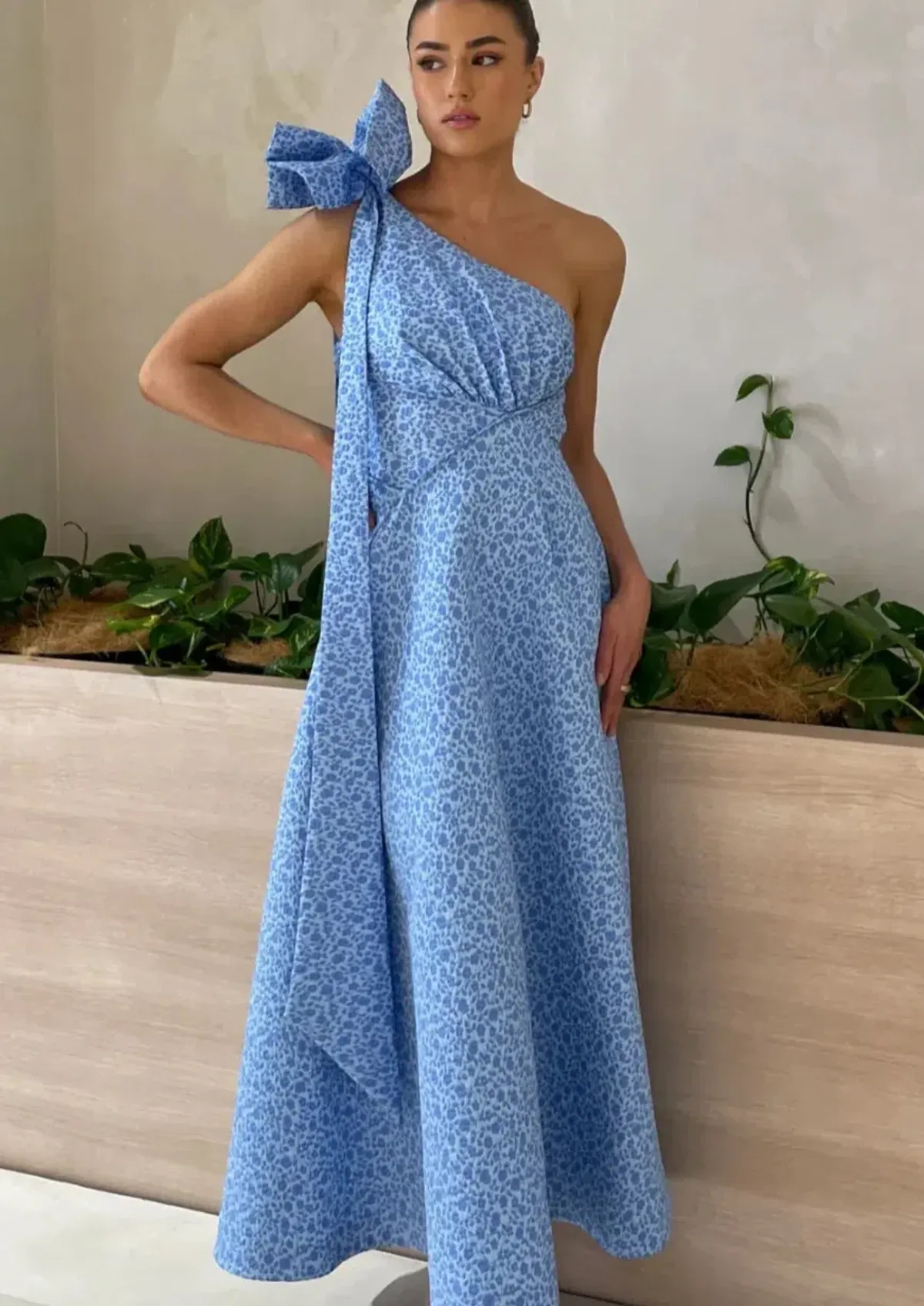 Rachel Gilbert Emiliano Gown In Blue Size 1 /Au 8 - Image 1