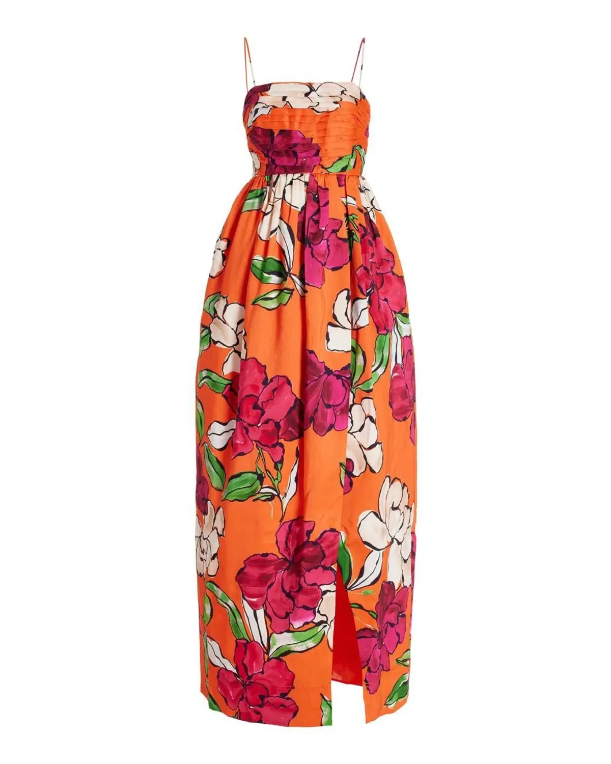 Aje Monument Tulip Maxi Dress Vivid Camellia Size 6 - Image 3