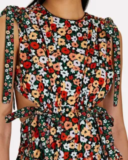 Agua Bendita Guaguanco La Fania Noche Dress  Floral Size 6 for rent on The Volte - image 7