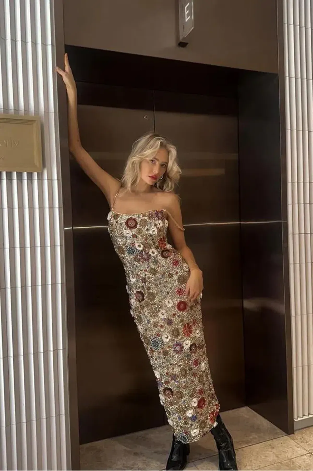 Rachel Gilbert Francesca Gown Dress Gold Size 0 / AU 6  - Image 2