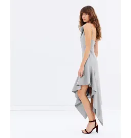 Talulah The Label Stand Alone Midi Dress Grey Size AU 12 for rent on The Volte - image 2