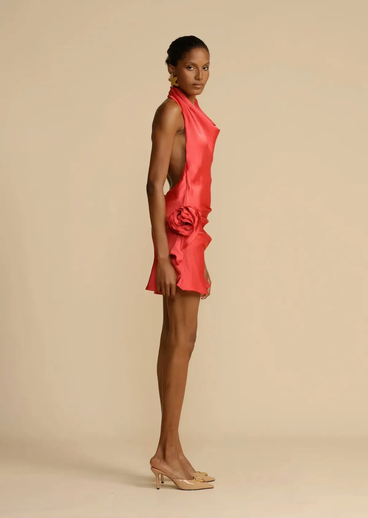 Arcina Ori Rosa Dress Red Size S / AU 8 - Image 10