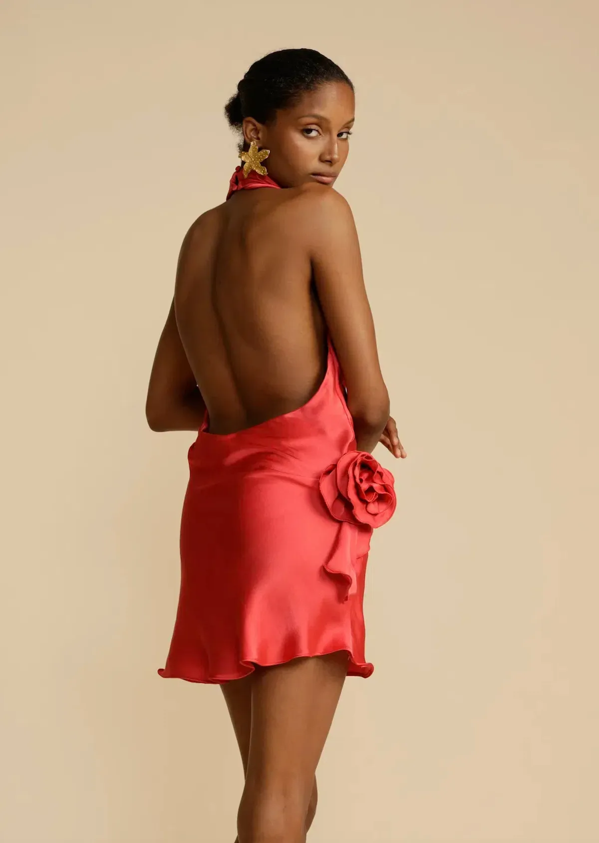 Arcina Ori Rosa Dress Red Size S / AU 8 - Image 7