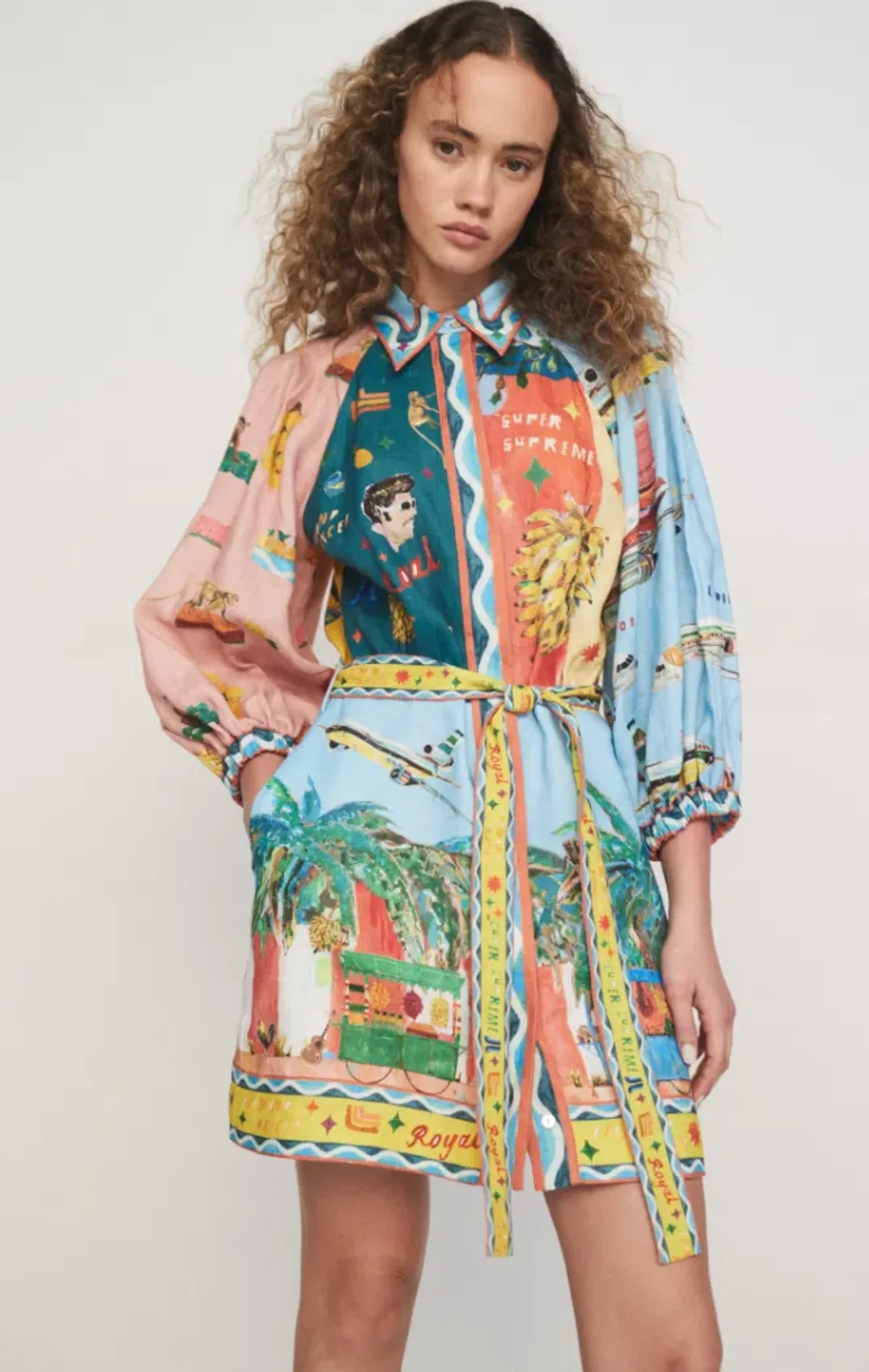 ALEMAIS ALL ABOARD MINI DRESS S8 - Image 1