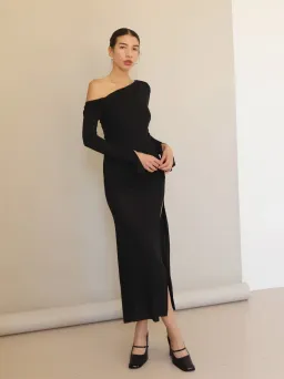 Bec & Bridge Monette Asym Maxi Dress Black - Size 6  for rent on The Volte - image 3