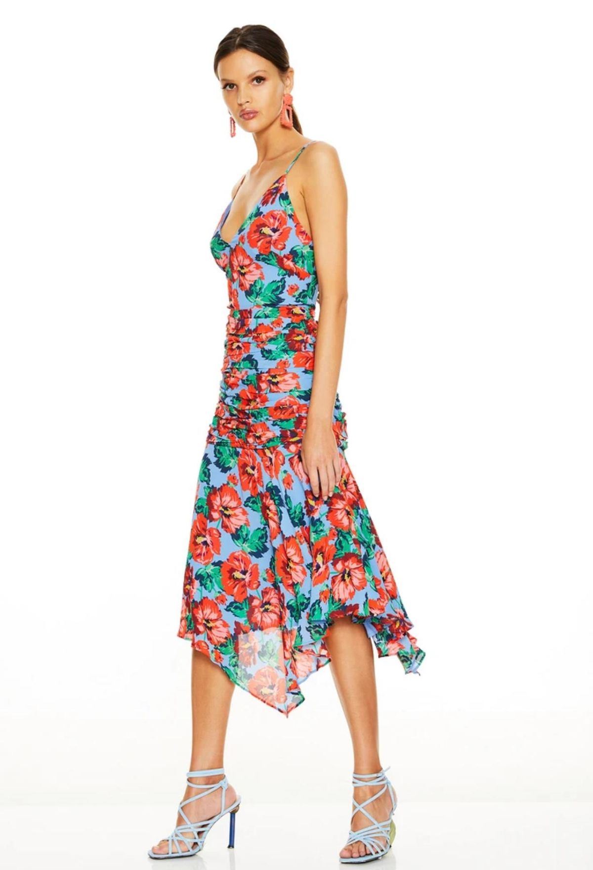 Talulah Luscious MIDI Dress — Red Print  - Image 3